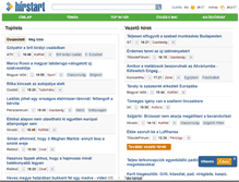 Tablet Screenshot of hirstart.hu